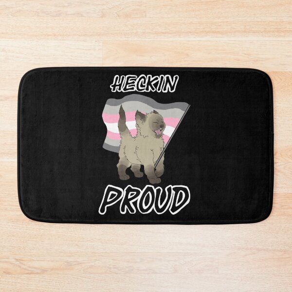 Item preview, Heckin Proud Cat - Demigirl Pride designed and sold by AstralRavens.