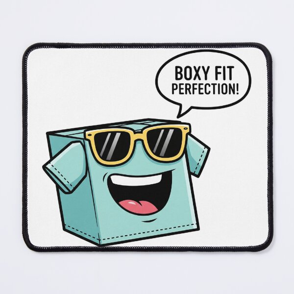 Item preview, Boxy Fit Perfection Sticker – Cool Cartoon Tee with Summer Vibes designed and sold by Creative Spark.