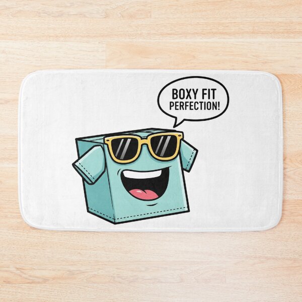 Item preview, Boxy Fit Perfection Sticker – Cool Cartoon Tee with Summer Vibes designed and sold by Creative Spark.