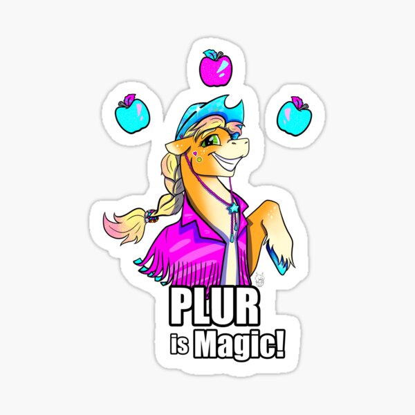 Item preview, PLUR Applejack designed and sold by DubHyena.