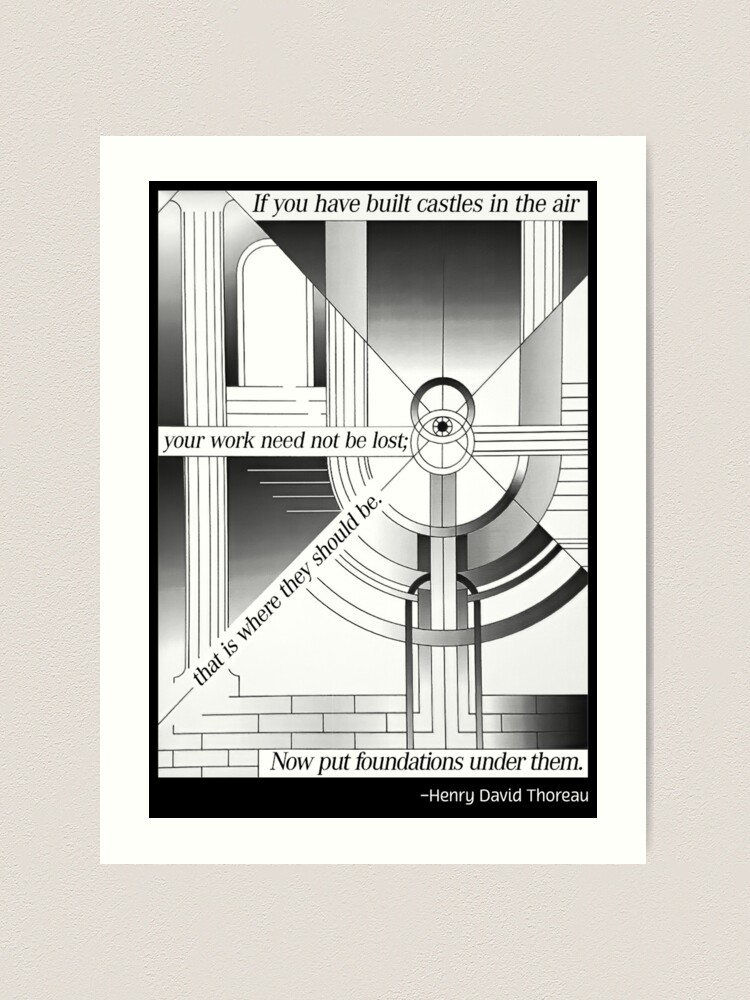 Thumbnail 1 of 3, Art Print, Castles. designed and sold by UltraQuirky.