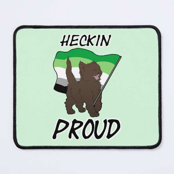 Item preview, Heckin Proud Cat - Aromantic Pride designed and sold by AstralRavens.