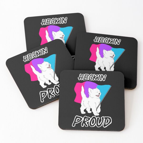 Item preview, Heckin Proud Cat - Androgyne Pride designed and sold by AstralRavens.