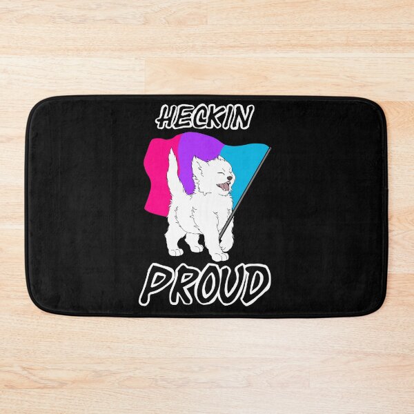 Item preview, Heckin Proud Cat - Androgyne Pride designed and sold by AstralRavens.