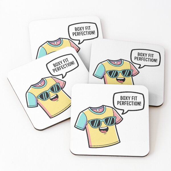Item preview, Animated Summer T-Shirt Sticker – “Boxy Fit Perfection!” Cartoon Design designed and sold by Creative Spark.