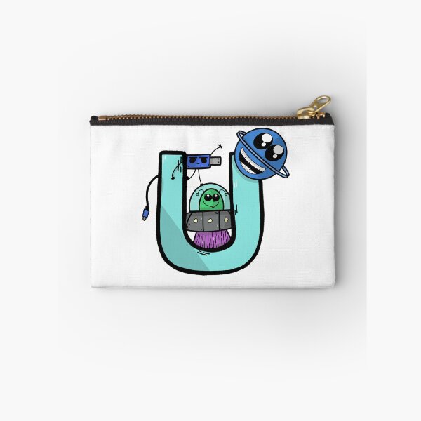Item preview, Letter U Sticker designed and sold by TheCartoonChaos.
