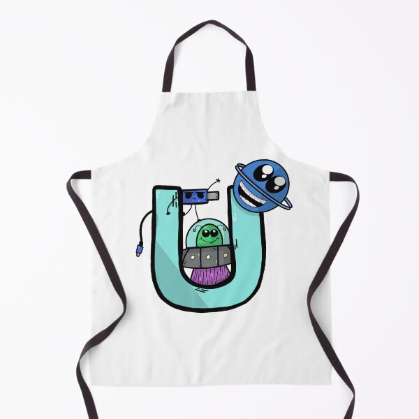 Item preview, Letter U Sticker designed and sold by TheCartoonChaos.