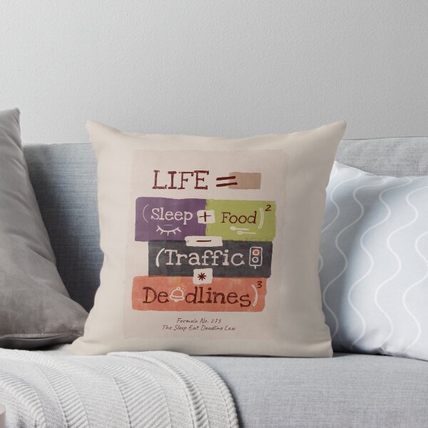 Item preview, Life=(Sleep+Food)²–(Traffic+Deadlines)³ designed and sold by my-wishlist.