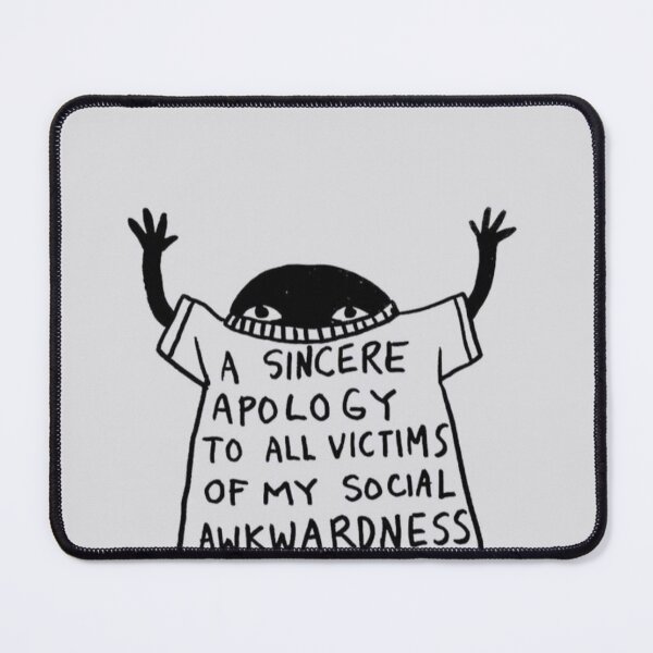 Item preview, social awkwardness designed and sold by Pretty Postcards.