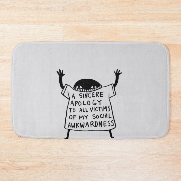 Item preview, social awkwardness designed and sold by Pretty Postcards.