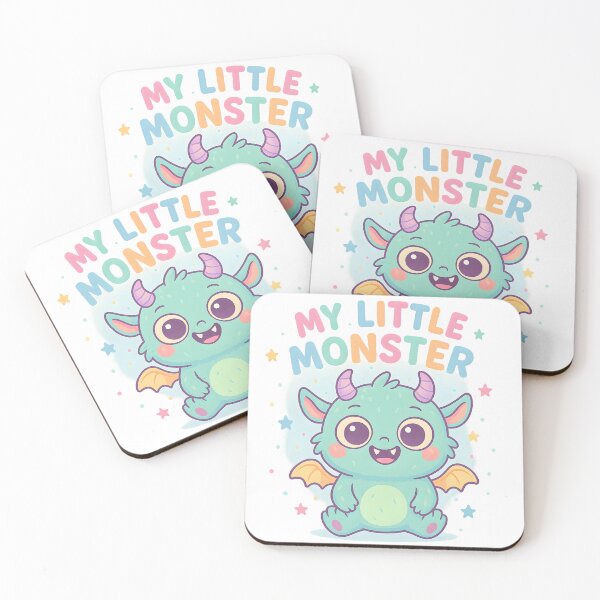 Item preview, My Little Monster - Cute Pastel Fantasy Creature for Kids  designed and sold by МираКайАрт.