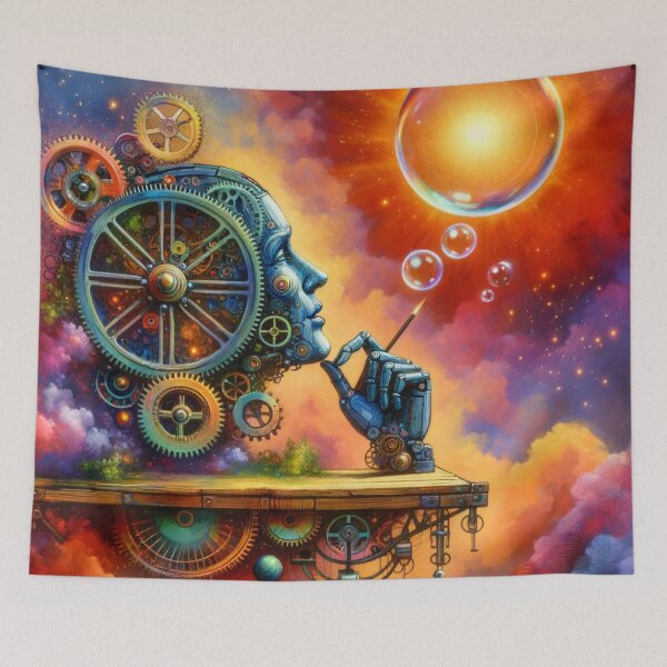 Item preview, Superintelligence Contemplating the Sun Energy designed and sold by m-y-A-I-A-R-T-.
