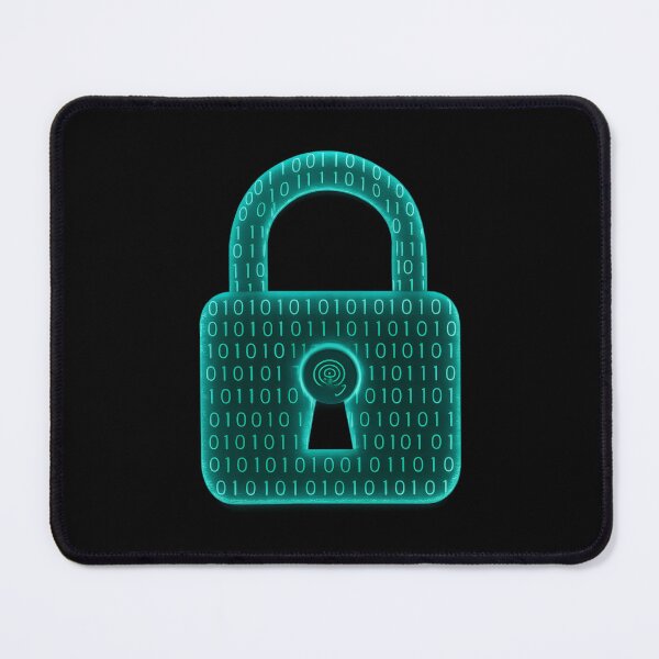 Item preview, Secure Data Lock Sticker Digital Binary Padlock designed and sold by MysticArtisan.