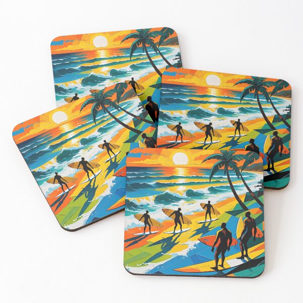 Item preview, Beach through abstract glasses designed and sold by MarekNocon3.