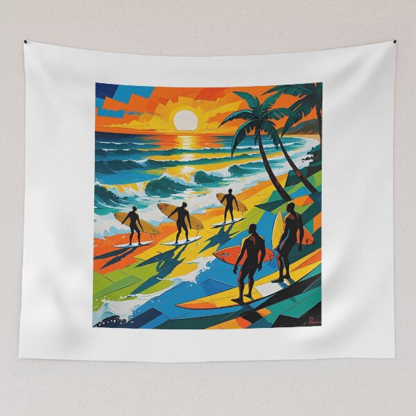 Item preview, Beach through abstract glasses designed and sold by MarekNocon3.
