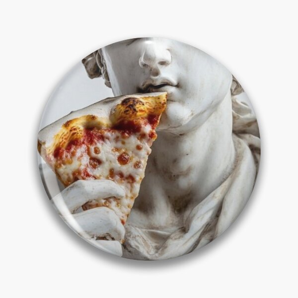 Item preview, classic pizza designed and sold by Pretty Postcards.