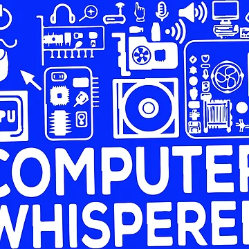 Artwork thumbnail, Computer Whisperer, IT Tech, Computer Nerd, Software Engineer, Computer Science, Computer Engineer by DesignDenDo ⭐⭐⭐⭐⭐