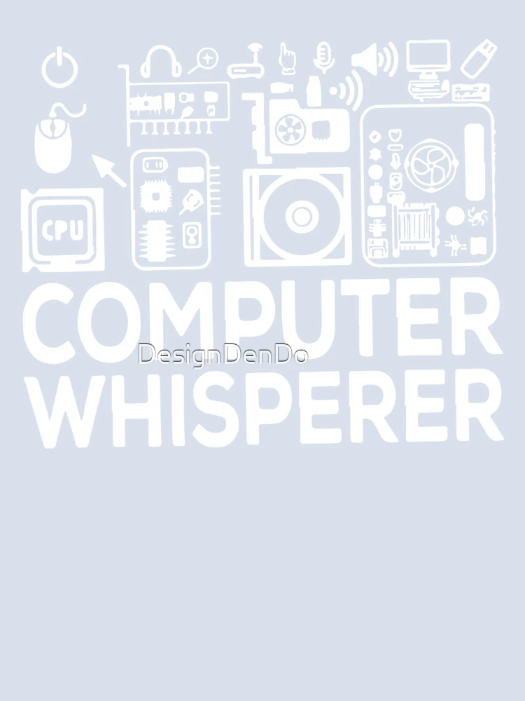 Thumbnail 4 of 4, Boxy T-Shirt, Computer Whisperer, IT Tech, Computer Nerd, Software Engineer, Computer Science, Computer Engineer designed and sold by DesignDenDo ⭐⭐⭐⭐⭐.