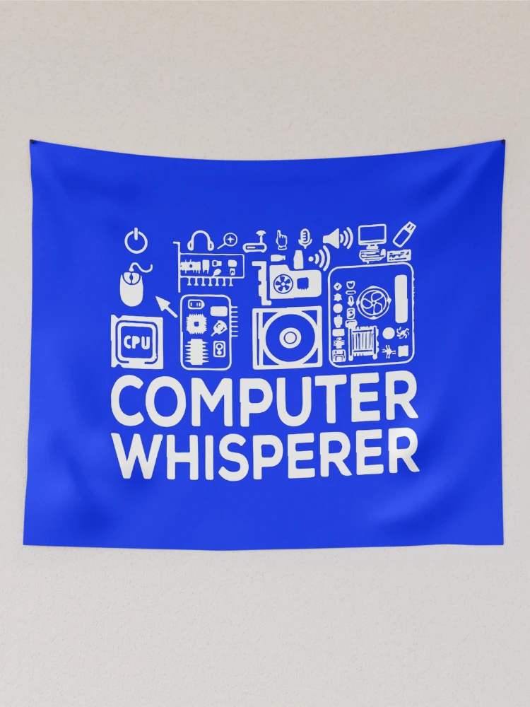 Thumbnail 2 of 3, Tapestry, Computer Whisperer, IT Tech, Computer Nerd, Software Engineer, Computer Science, Computer Engineer designed and sold by DesignDenDo ⭐⭐⭐⭐⭐.