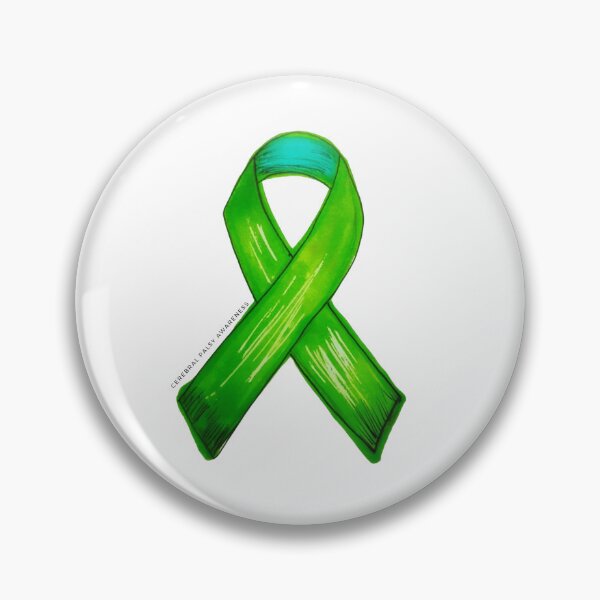 Item preview, Cerebral Palsy Awareness Ribbon designed and sold by KalliCreativity.