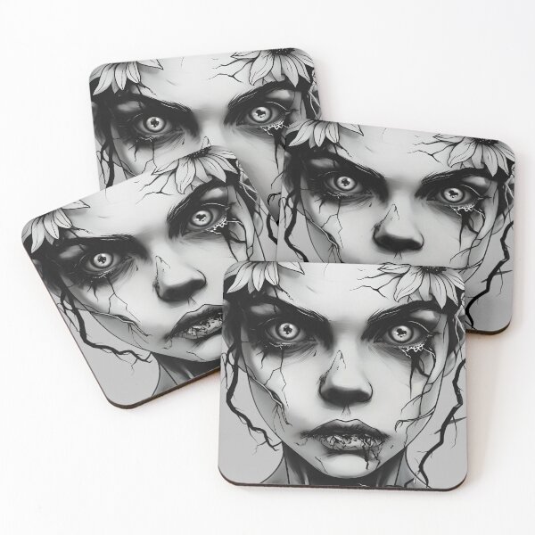 Item preview, Zombie Girl Portrait  designed and sold by NightTimeJ.