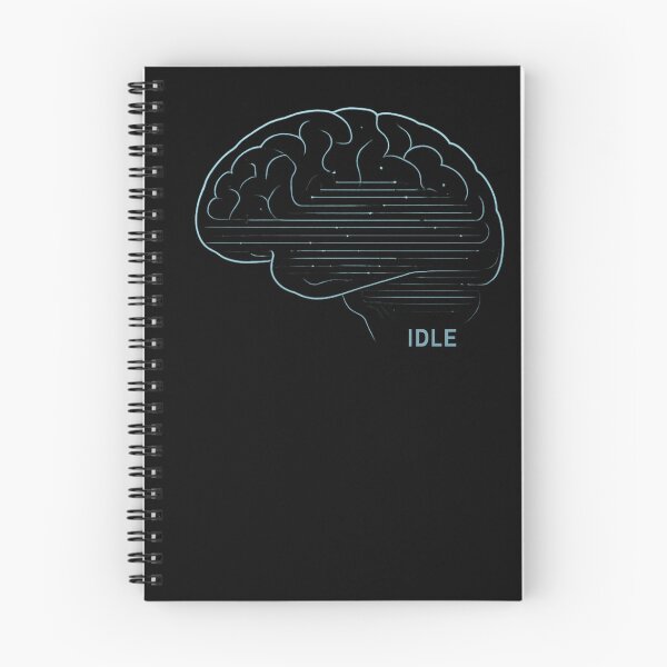 Item preview, Idle Brain Sticker Minimal Line Loading Art designed and sold by MysticArtisan.