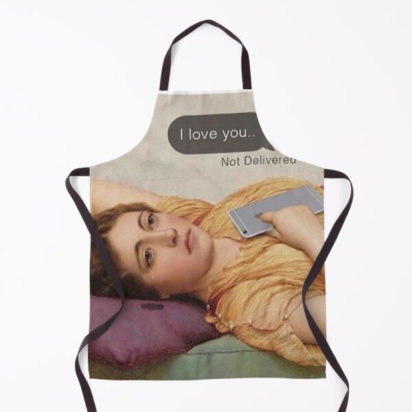 Item preview, i love you in modern times funny designed and sold by Pretty Postcards.