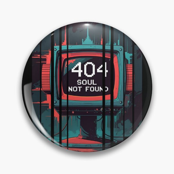 Artikelvorschau, Retro-CRT-Kopf mit 404 Soul Not Found 1 entworfen und verkauft von Neon G.