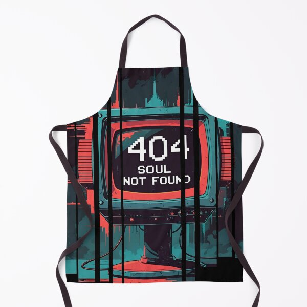 Item preview, Retro CRT head with 404 Soul Not Found 1 designed and sold by Neon G.