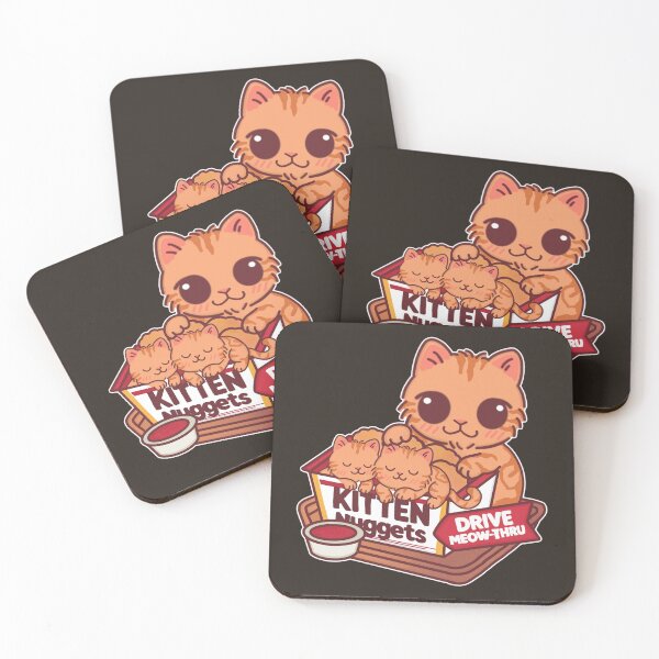 Item preview, Kitten Nuggets Drive Meow-Thru - Funny Cute Cat Fast Food Parody designed and sold by BGMeYou.