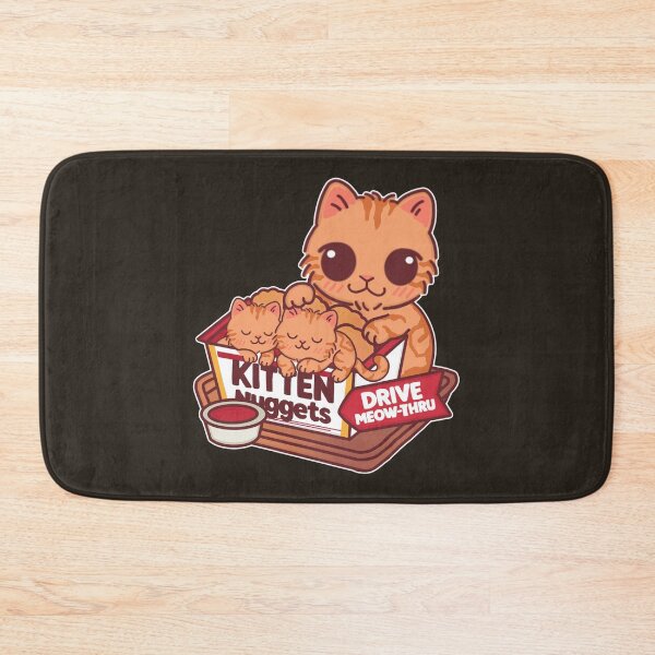 Item preview, Kitten Nuggets Drive Meow-Thru - Funny Cute Cat Fast Food Parody designed and sold by BGMeYou.