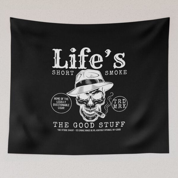 Item preview, Life's short, smoke cigars (Cigars and bourbon) designed and sold by Peerless-Prime.