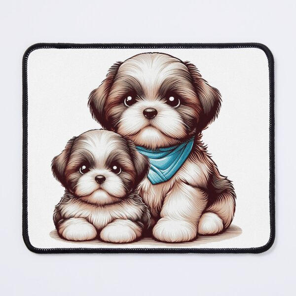 Item preview, Cute Shihtzu puppy with daddy designed and sold by nicnacc.