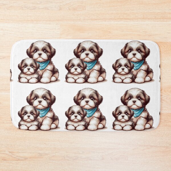 Item preview,  Cute Shihtzu puppy with daddy designed and sold by nicnacc.