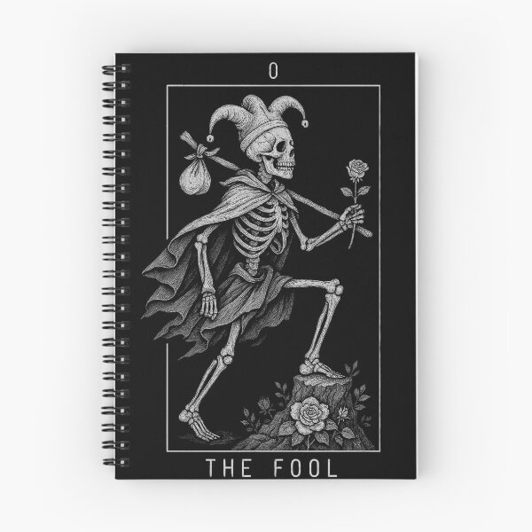 Item preview, The Fool - Major Arcana - Skeleton Tarot Cards designed and sold by Boriken Brujas.