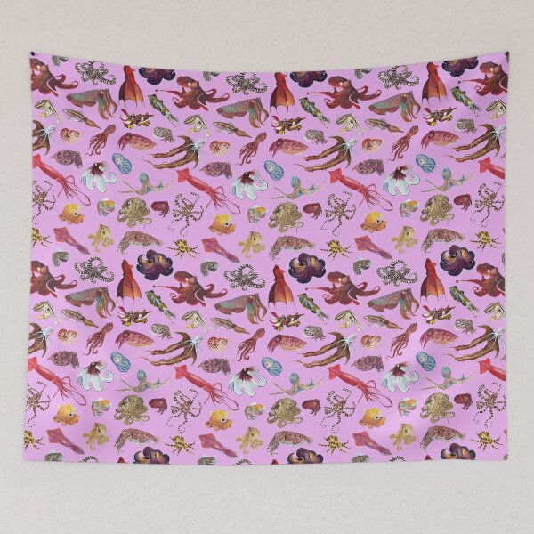 Item preview, Copy of CEPHALOPODS (pink lilac) designed and sold by BEATRIZ ABAITUA.