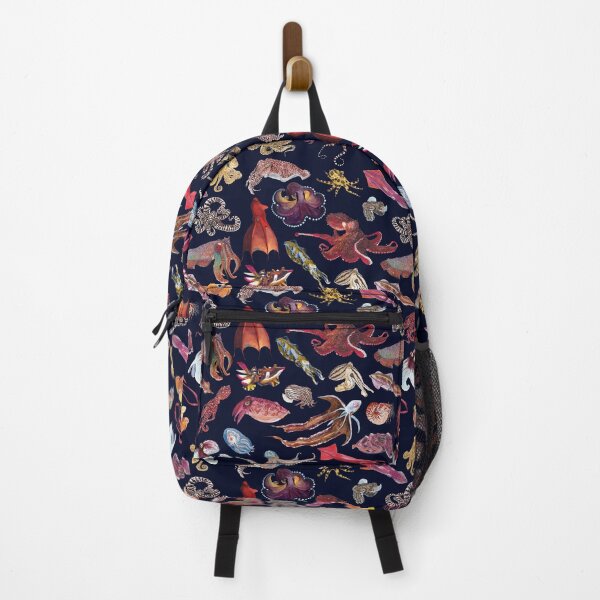 Item preview, CEPHALOPODS (navy blue) designed and sold by BEATRIZ ABAITUA.