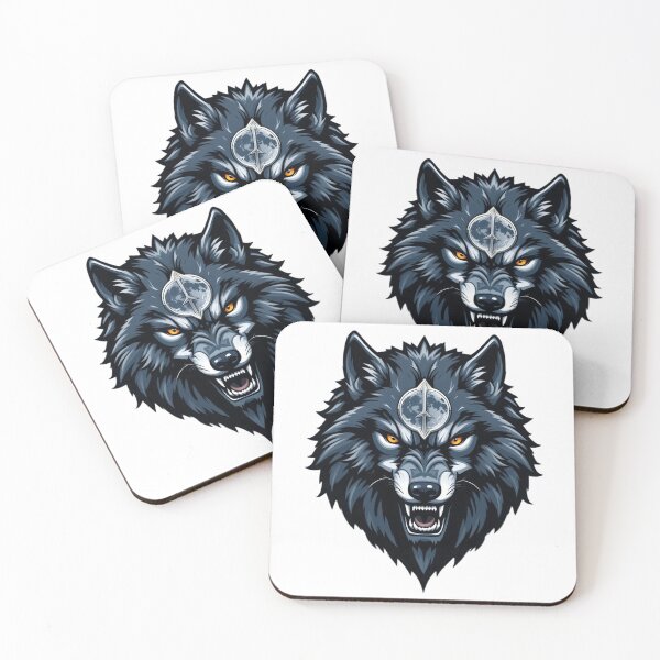 Item preview, Midnight Apex: Bold Wolf Emblem for Strength-Driven Brand designed and sold by semenol.