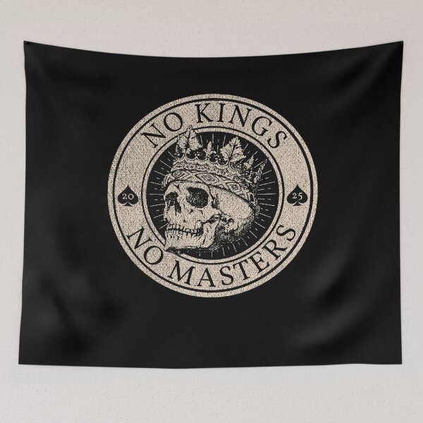 Item preview, No Kings No Masters Since 1776 - Anti Trump Political Protest designed and sold by zptees.