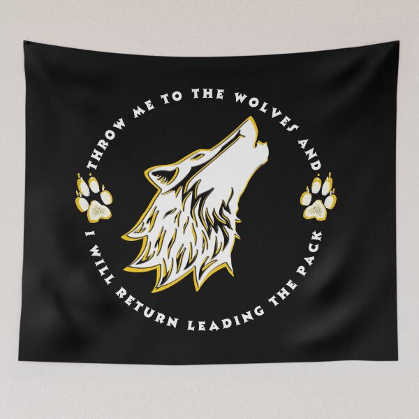 Item preview, Throw Me to the Wolves - White and Yellow designed and sold by TMIstories.