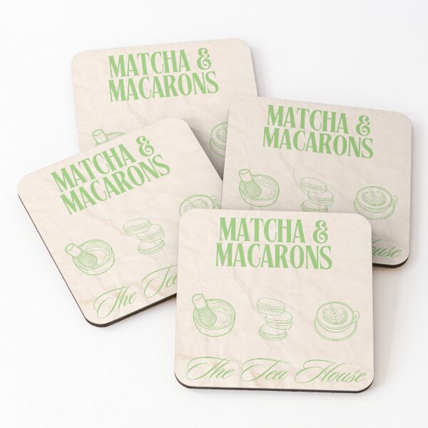 Item preview, farmers market brunch special: matchas and macarons designed and sold by soulphood.