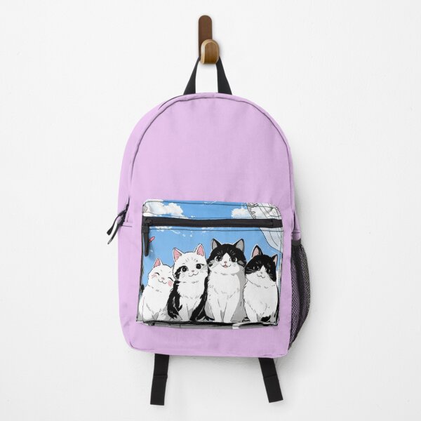 Item preview, Cats at the Window | Anime Pastel Art | Kawaii Vibe designed and sold by KomoFrames.