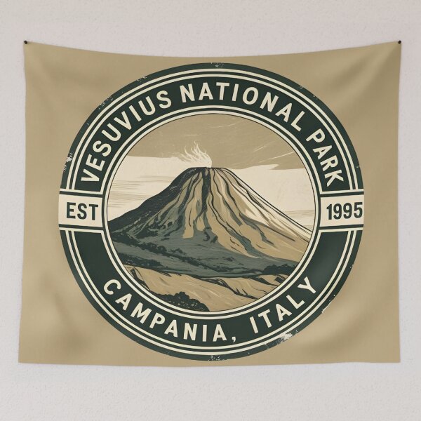 Item preview, Vesuvius National Park - Italy  designed and sold by GoodOldVintage.