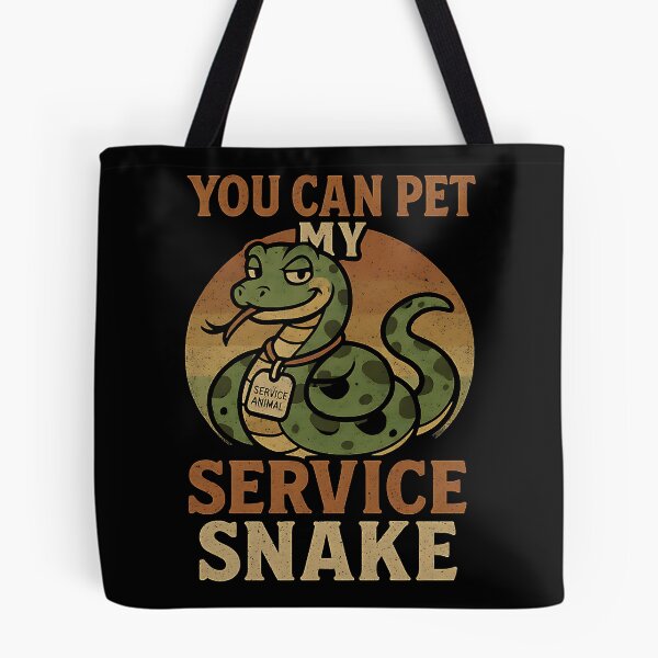 Item preview, You Can Pet My Service Snake - Adult Humor  designed and sold by zptees.