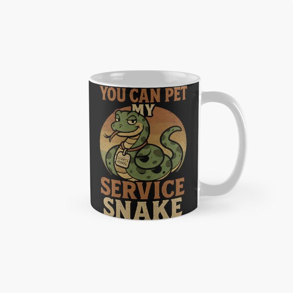 Item preview, You Can Pet My Service Snake - Adult Humor  designed and sold by zptees.
