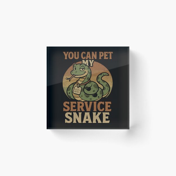 Item preview, You Can Pet My Service Snake - Adult Humor  designed and sold by zptees.