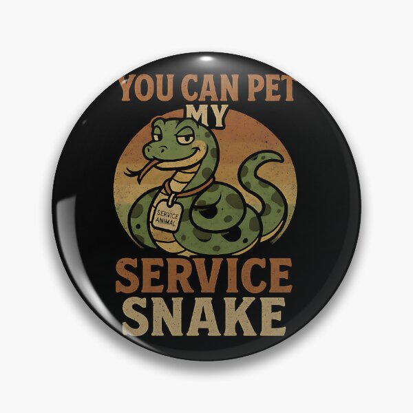 Item preview, You Can Pet My Service Snake - Adult Humor  designed and sold by zptees.