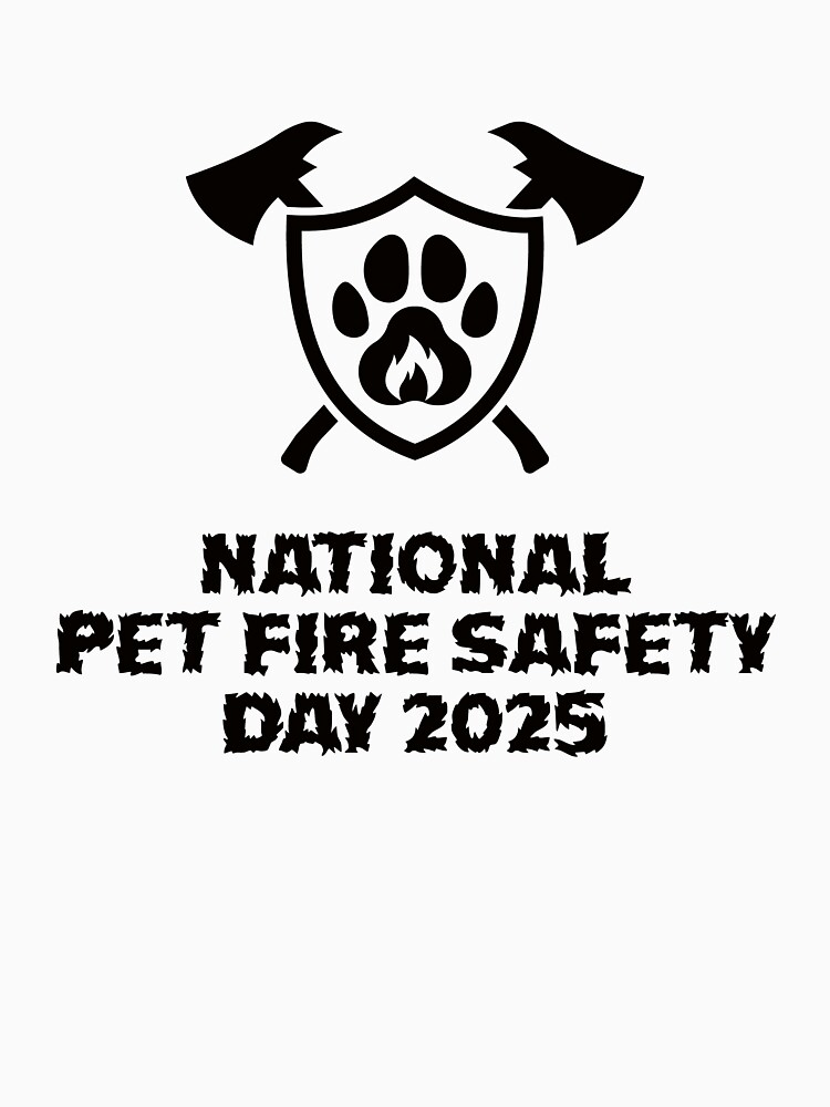 Thumbnail 7 of 7, Essential T-Shirt, National Pet Fire Safety Day T-Shirt designed and sold by teedesigndaily.