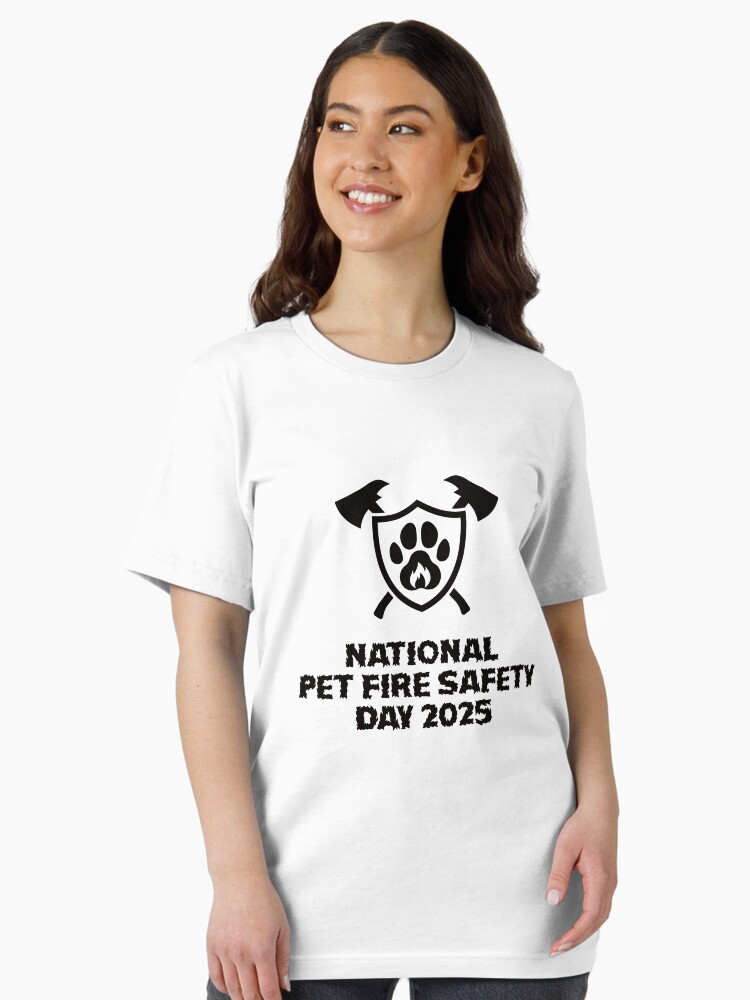 Thumbnail 2 of 7, Essential T-Shirt, National Pet Fire Safety Day T-Shirt designed and sold by teedesigndaily.
