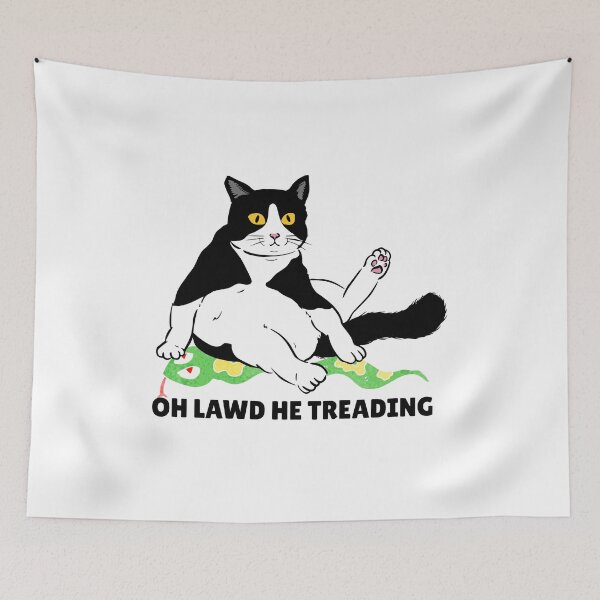 Item preview, Oh Lawd He Treading designed and sold by ANNINOART ⭐⭐⭐⭐⭐.